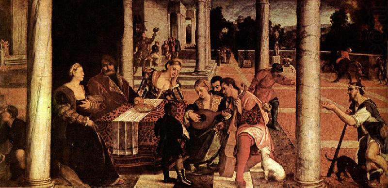 Dives and Lazarus, BONIFACIO VERONESE